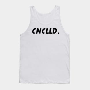 CNCLLD. minimalist cancelled brand shirt Tank Top